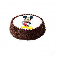 Mickey Mouse Chocolate Cake 