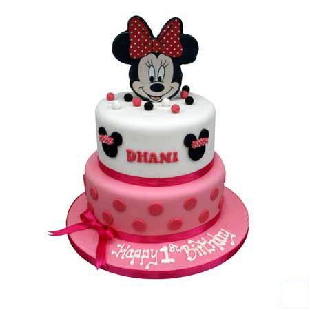 Minnie Mouse 2 Tier Cake 
