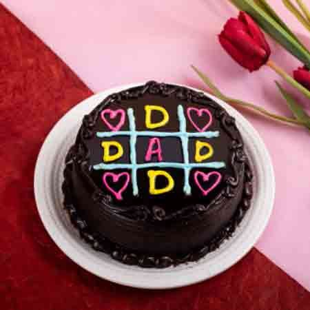 Fathers Day Chocolate Cake 