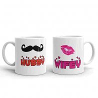 Hubby Wify Mugs