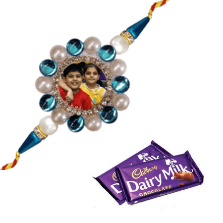 Pic Rakhi with Chocolates