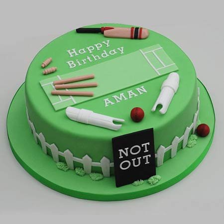 Cricket Fondant Cake
