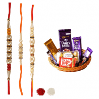Rakhi Set with Chocolate Hamper