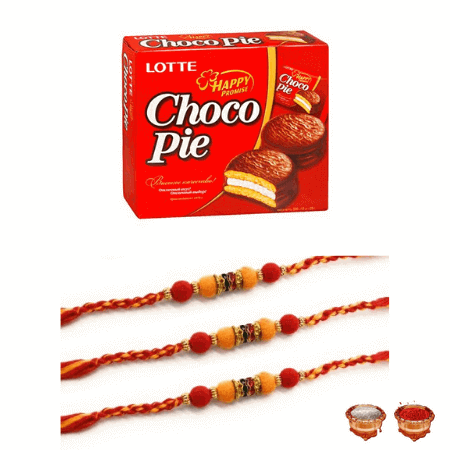 Choco Pie Rakhi Gift Set