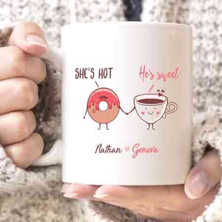 Sweet & Hot Couple Mug