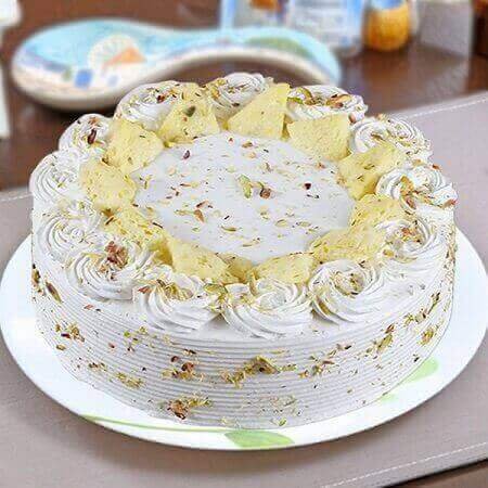 Vanilla Rasmalai Cake