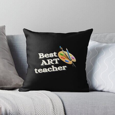 Best Art Teacher Cushion