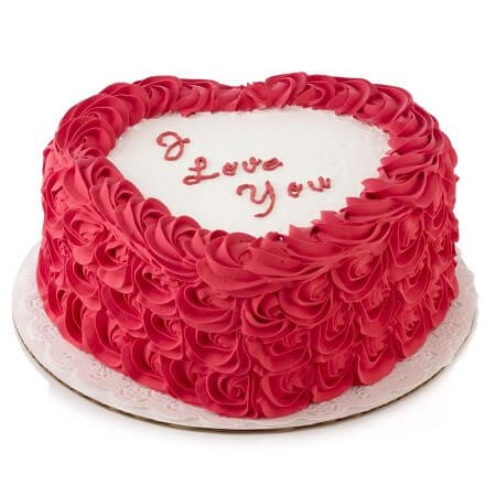 Love Heart Shaped Cake 