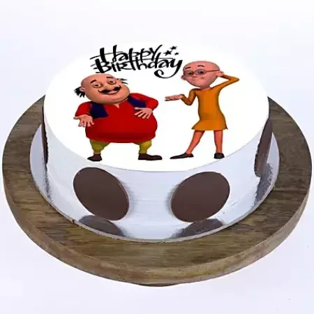 Motu Patlu Birthday Cake | Motu Patlu Cake Design, Cartoon Cakes | Motu  Patlu Price Rs. 899 - IndiaGiftsKart