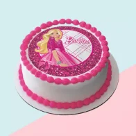 Pink Barbie Cake