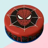 Spiderman Face Cake
