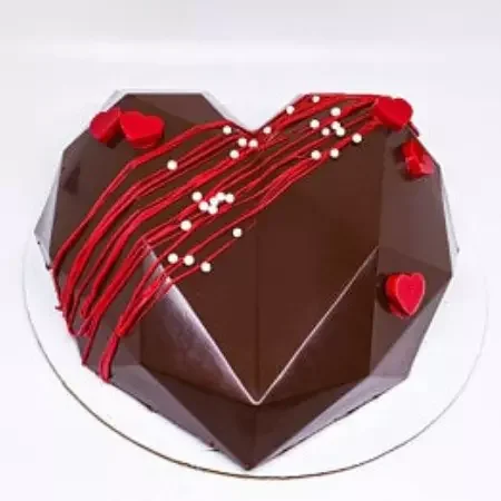 Heart Shape Pinata Cake