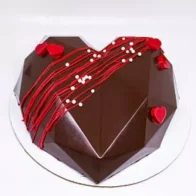 Heart Shape Pinata Cake
